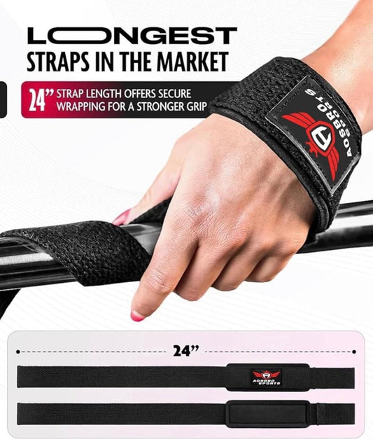 Aosbro Weightlifting Wrist Straps