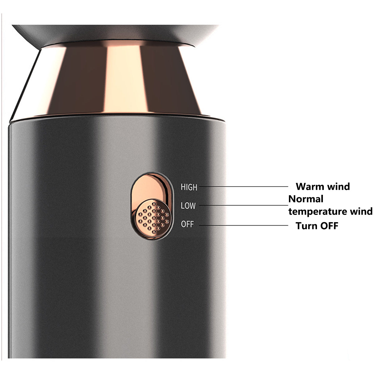 Hair Dryer 10 00W With Leafless Fan 2 Speed 360 Degree Rotaing Nozzle Concentrator Women Men Home Salon Hair Blower