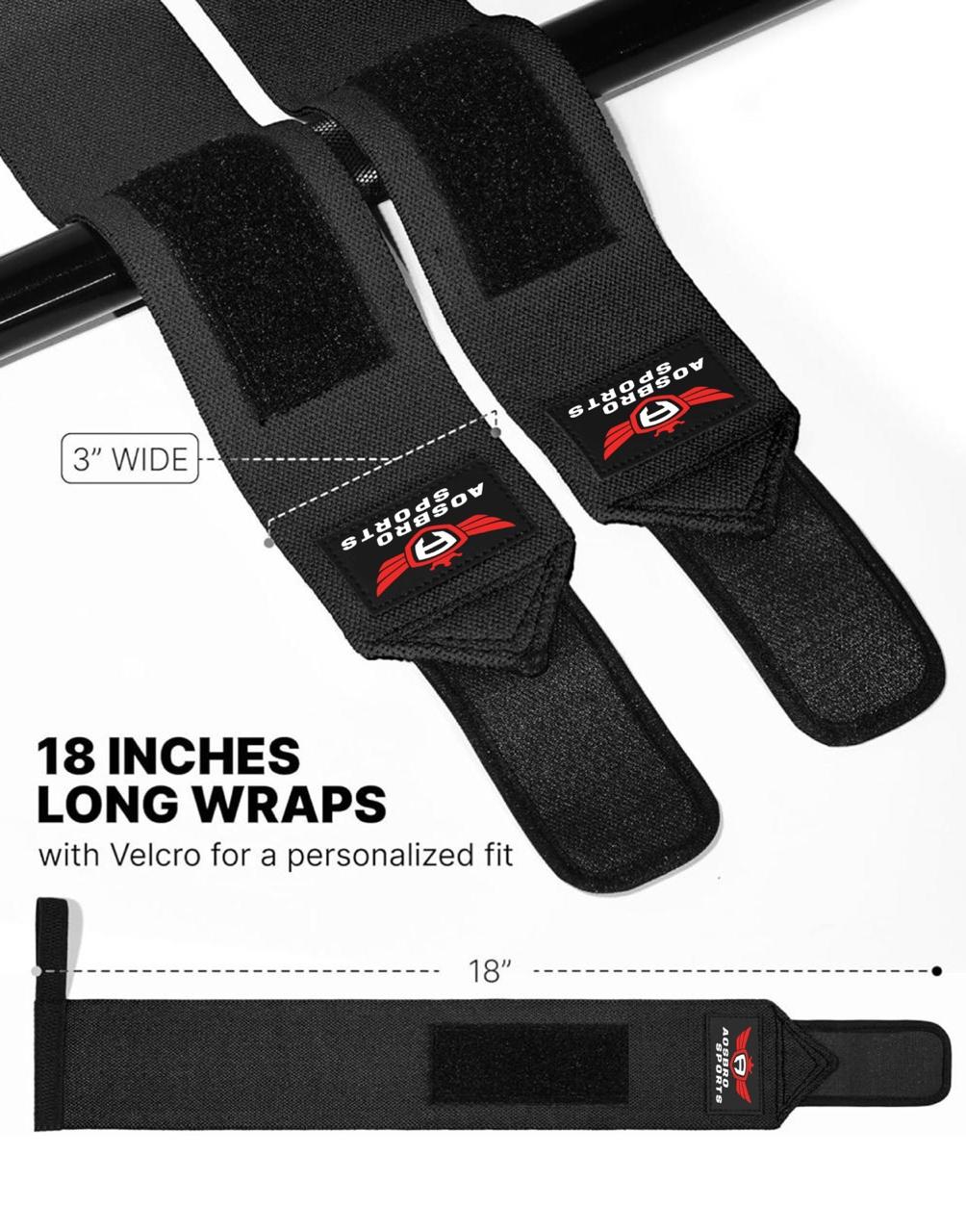 Heavy Duty Wrist Wraps 18 Inch